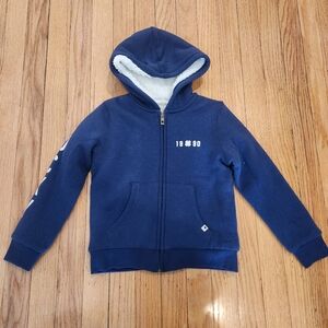 Lucky Brand Girls Shepra Lined Zip-Up Hoodie